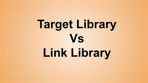Technology libraries are provided by fabrication house (such as TSMC, UMC etc. . What is link library and target library in vlsi